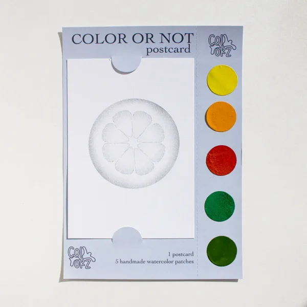 COLOR OR NOT KARTPOSTAL - Turunç (Detox Serisi)