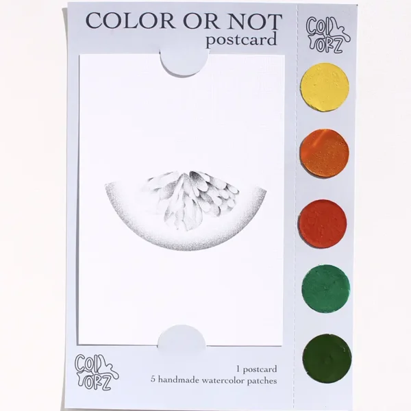 COLOR OR NOT KARTPOSTAL - Limon Dilimi (Detox Serisi)