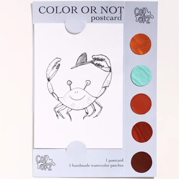 COLOR OR NOT KARTPOSTAL - Yengeç (Çocuk Serisi)