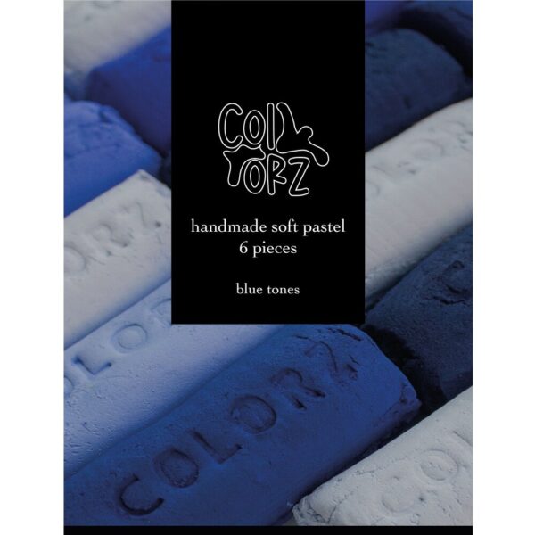 COLORZ EL YAPIMI TOZ PASTEL SETİ - MAVİ TONLARI
