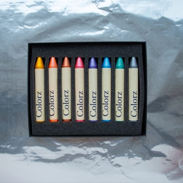 Profesyonel 8’li Yağlı Pastel Seti (Metalik Renkler)